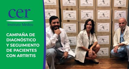 Instituto CER de Quilmes, solidario con campaña de diagnóstico y seguimiento de pacientes con artritis